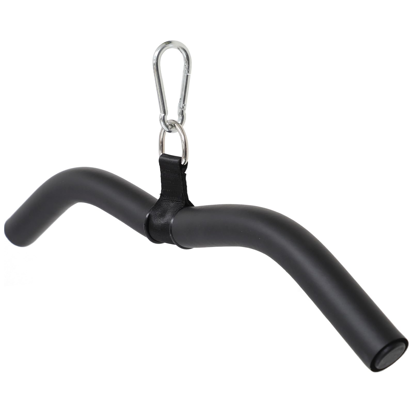 Homoyoyo Latzug Stange aus Stahl mit Ergonomischem Bogengriff Kabelzug Zubehör für Bizeps und Rückentraining Vielseitiges Fitnessgerät für Heimtraining