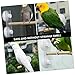 DOITOOL 3pcs Parrot Shower Rack Cup Portable Pine Material Stand for Birds for Outdoor Use Exercise and Training Activities