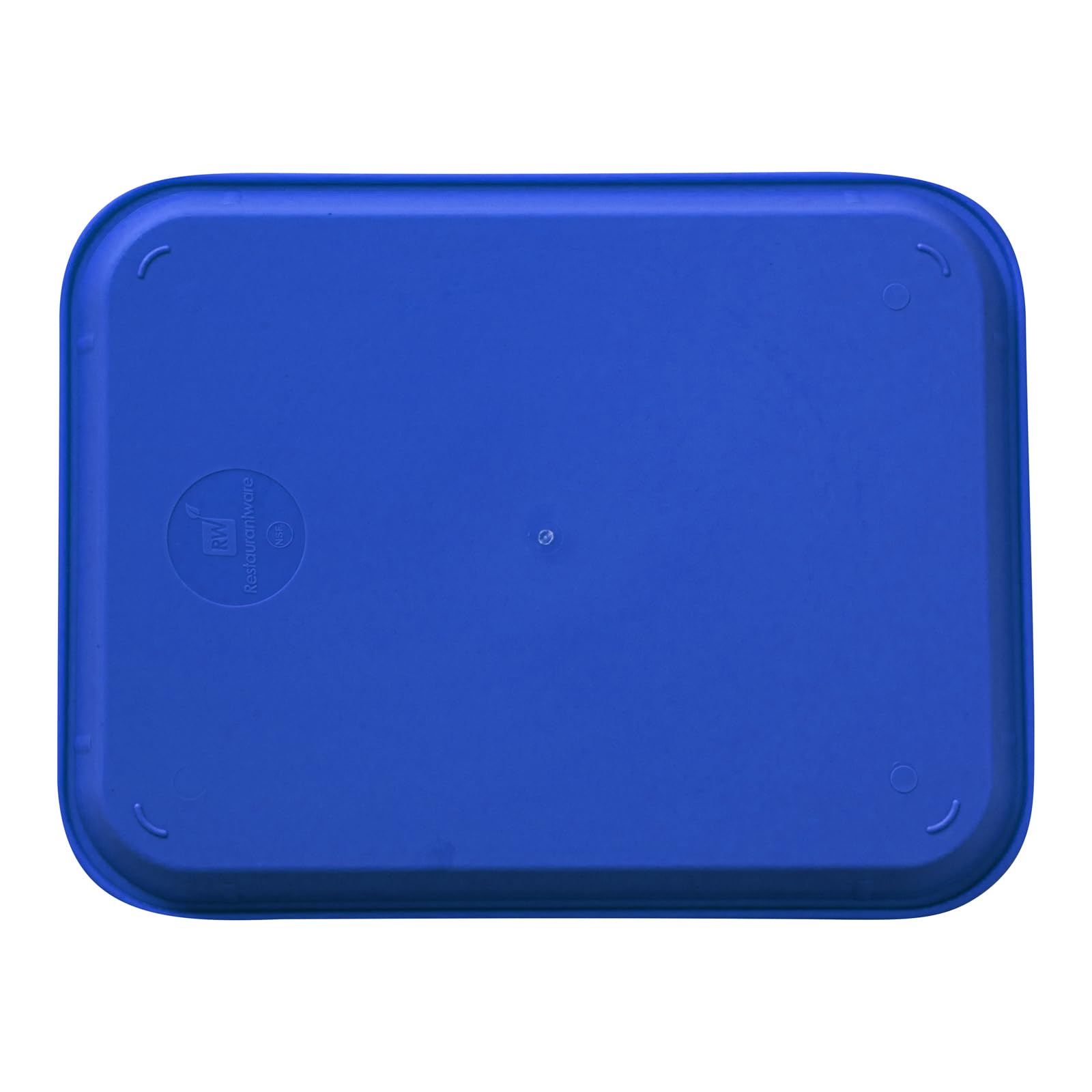 RW Base Bandejas de Comida rápida de 10 x 14 Pulgadas, 10 bandejas Resistentes para Almuerzo de cafetería, Ligeras, Antideslizantes, bandejas de plástico Azul, Esquinas Redondeadas, para restaurantes