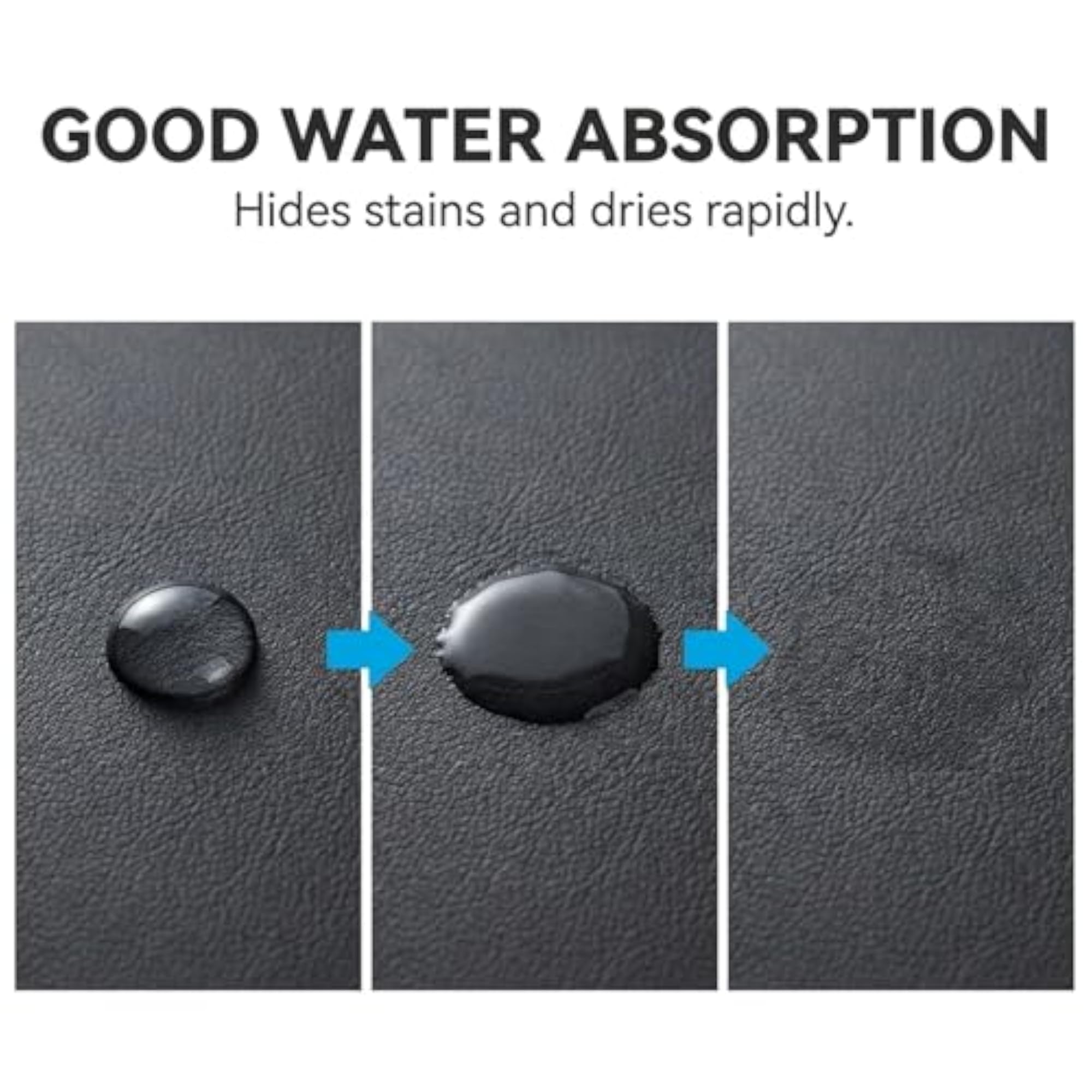 Large Dish Drying Mat 40 x 60 cm, Water Absorbent Kitchen Counter Mat