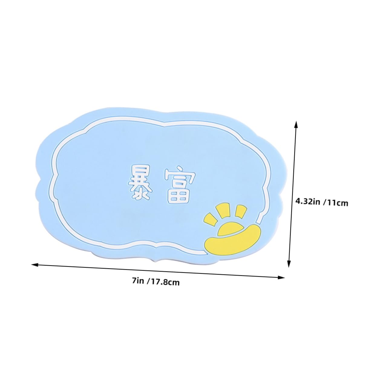 Unomor Convenient Car Dash Pad Lightweight Anti-Slip Car Dashboard Accessories