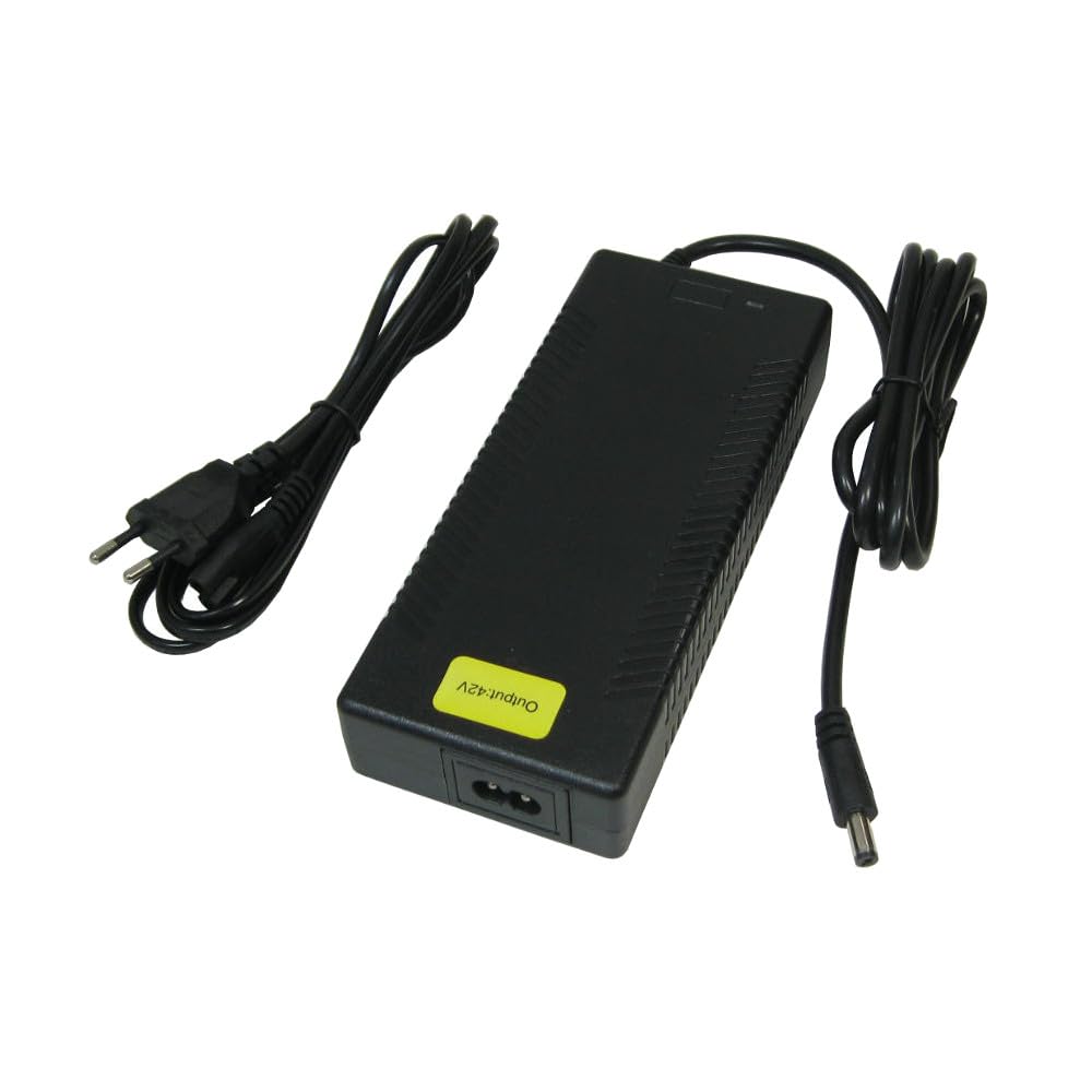 Trade-Shop Bloc d'alimentation Chargeur 3 A pour Batteries 36 V avec fiche Ronde 5,5 mm x 2,1 mm pour Prophete alu Trecking, Phylion, Aldi, Lidl, MiFa, Cyco, Curtis et McKenzie e-Bikes