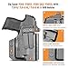 PROUS IWB Kydex Light Holster Fit Sig Sauer P365/P365X/P365 SAS/ P365XL w/TLR-6/TLR-6 HL/TLR-6 HL G, Inside Waistband Conceal Carry, Optic Cut, Adj. Cant & Retention, Right Hand