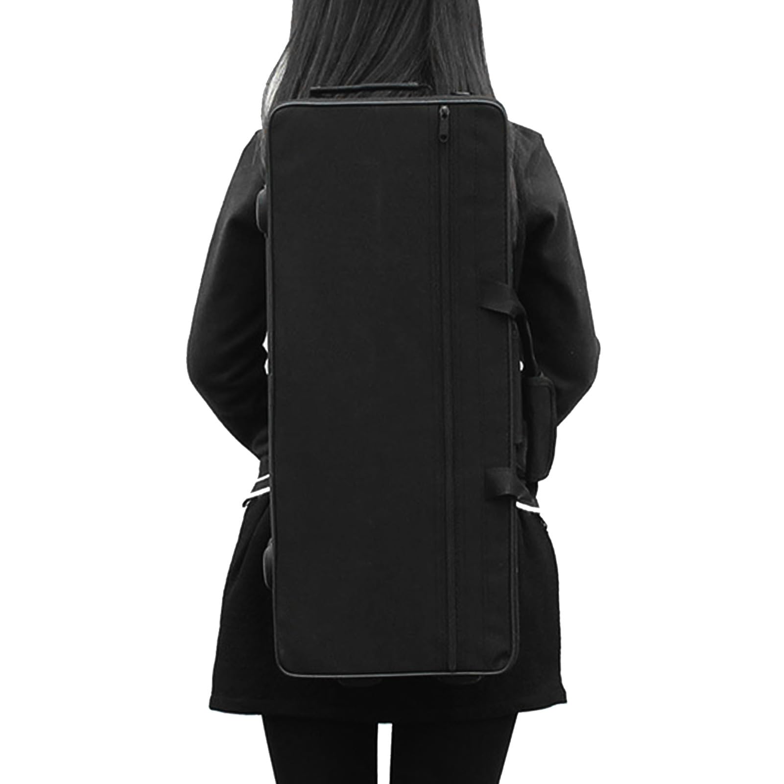 Estuche para Saxofón Alto, Bolsa de Transporte para Saxofón de Carcasa Dura, Tela Oxford, Portátil, Liviano, Compacto con Correa Ajustable para el Hombro, para Protección del