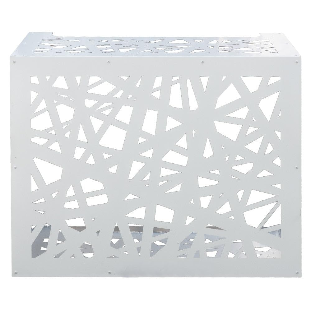 DIVINA HOME Cache Climatiseur Pour Climatiseur Artist M Blanc En Aluminium L86Xp44Xh68 Cm