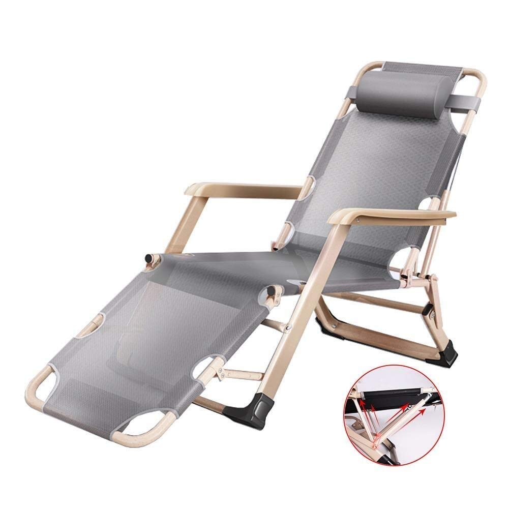 Chaise zero gravity pliante extérieure avec porte-gobelet transat réglable 440LB
