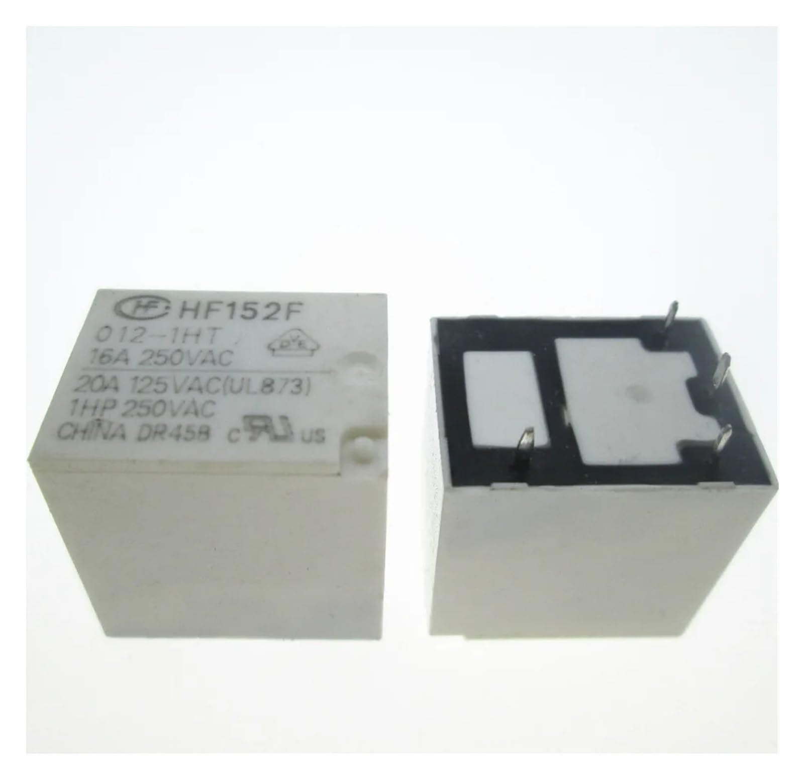 OSHZIKJII 12V relay HF152F 012-1HT 12V 12VDC DC12V 16A 250VAC 4PIN(10PCS)