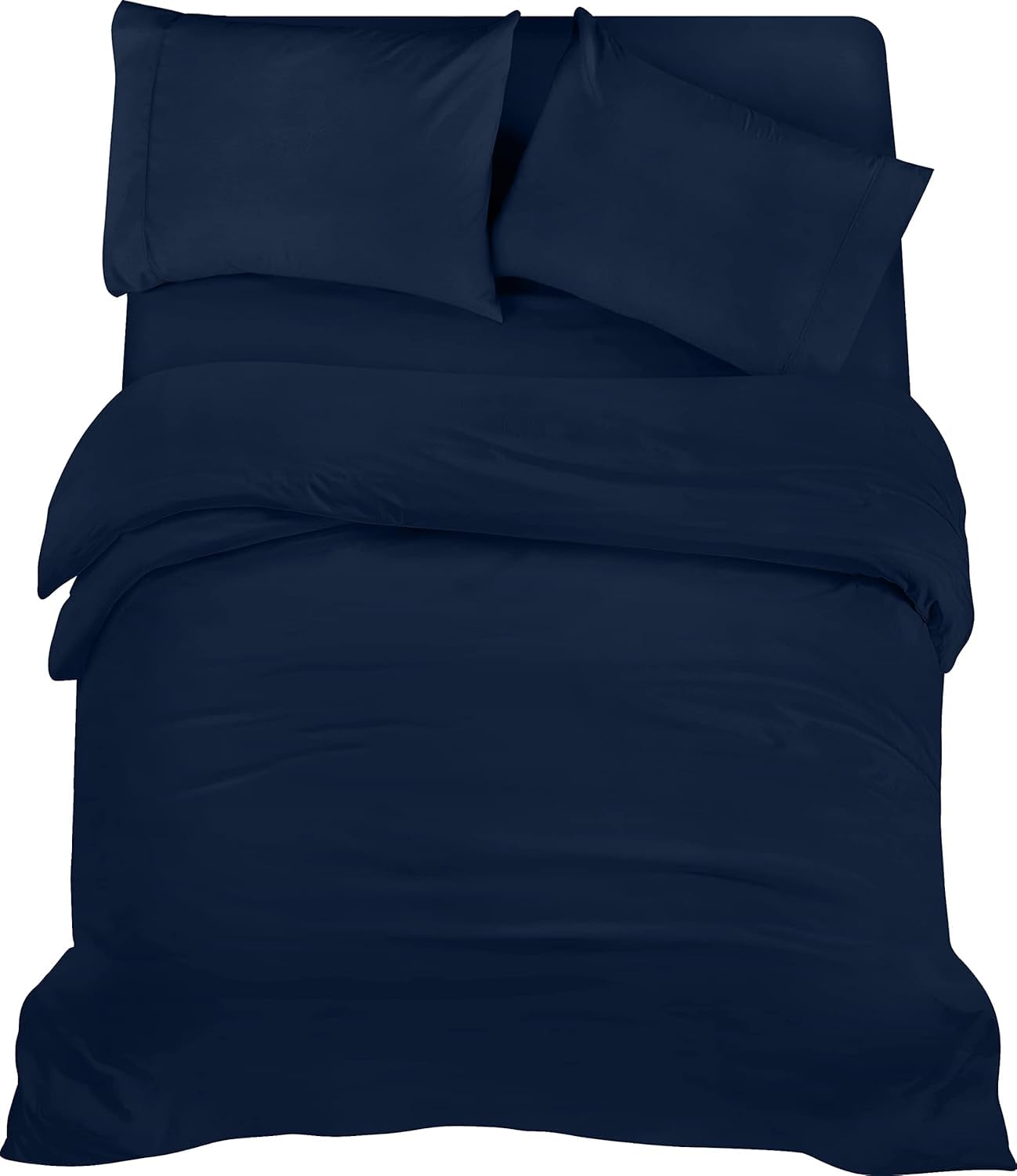 Utopia Bedding 4 Piece King Bedding Set - Pack of 6 - Duvet Cover, Fitted Sheet with Pillow cases - Soft Brushed Microfiber Polyester (Beige) — view 55