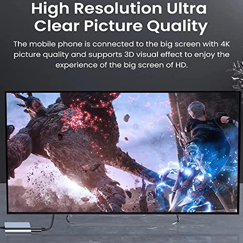 Image of Etzin USB C to Dual HDMI Adapter, 4 in 1 USB Type C Hub with 2 HDMI?4K@30Hz? /USB3.0 /PD Charging, Dual HD Screen Display USB-C Docking Station Compatible with Windows, MacOS,-EPL-231TC.