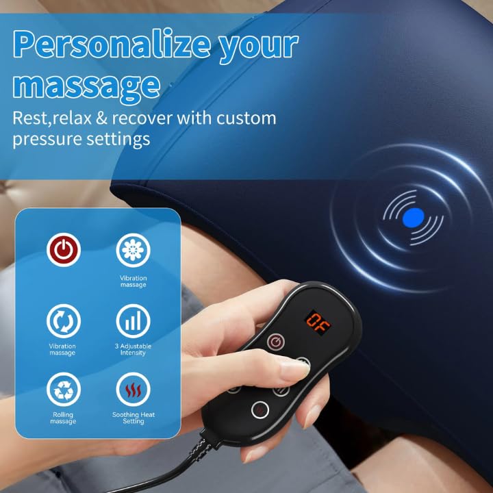Image of ZYNTO Shiatsu Foot, Calf & Leg Massager for Pain Relief with Heat & Kneading function.Corded Electric Foot Massager Machine for Relief Tired Muscles Pain Relief,Promotes Blood Circulation Clockwise & Anti-Clockwise Rotation With Auto Shut-Off Feature. (STANDARD) (A1)