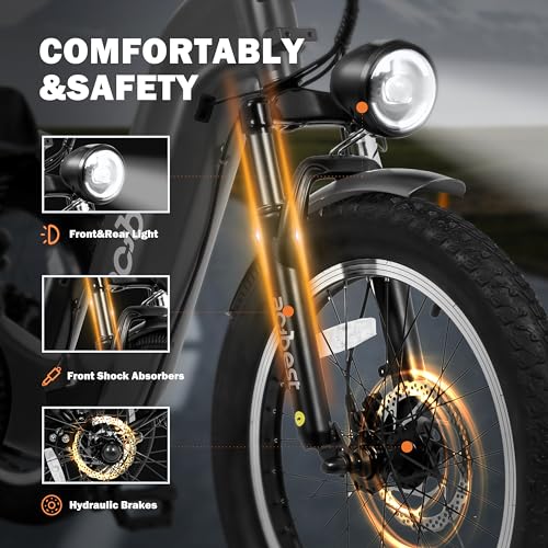 ACTBEST Triker Electric Bike, Peak 1200W Brushless Motor