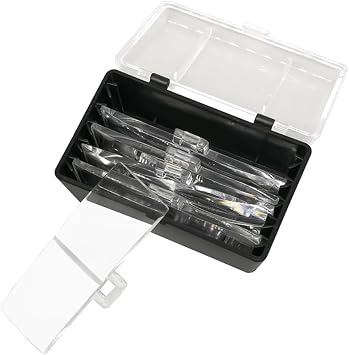Microscope Kit Optical PMMA Acrylic Lens Set Magnifying Loupe Lenses Head-Mounted Glasses Magnifier Accessories 1.0X 1.5X 2.0X 2.5X 3.5X Lentes Microscope Lens Adapters