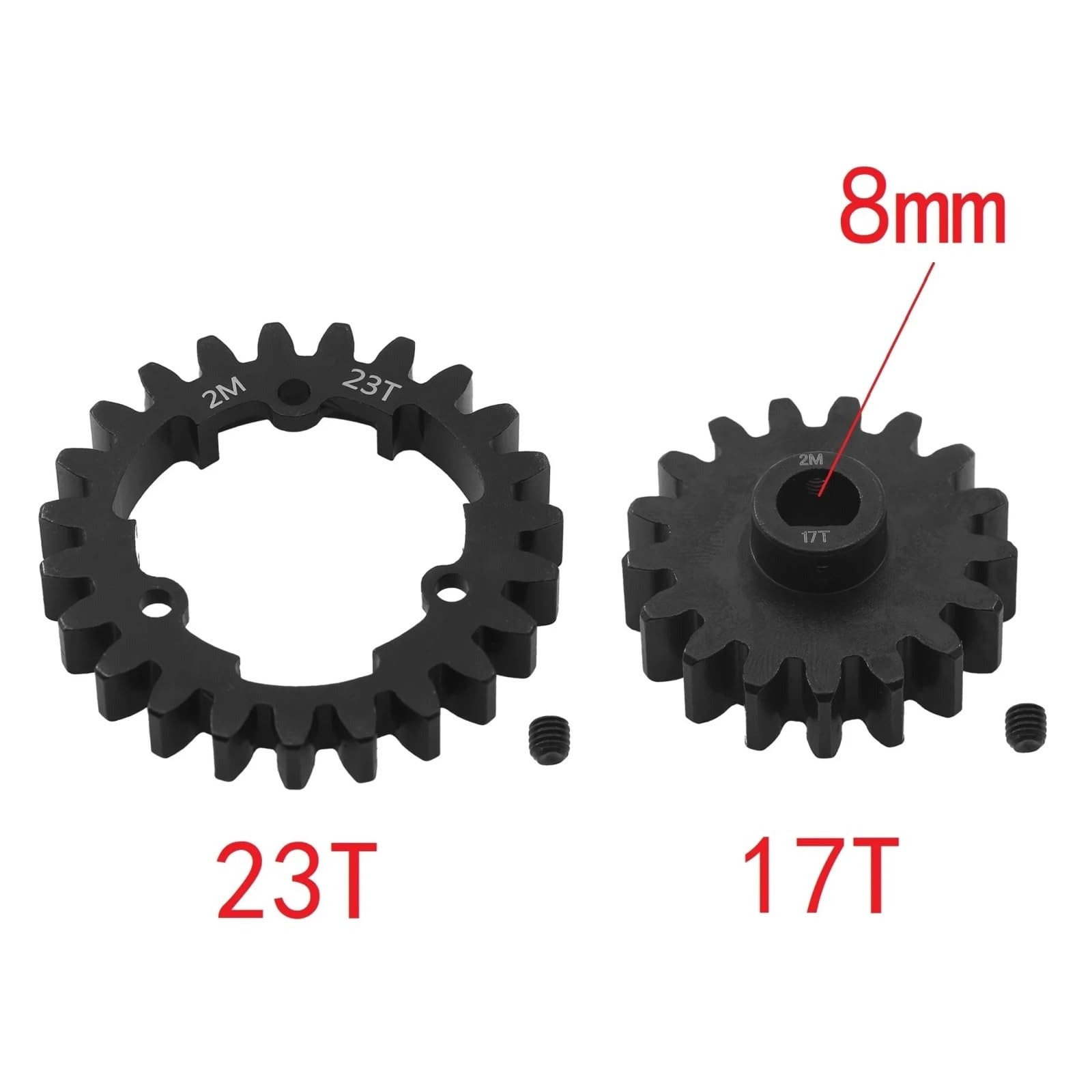 Per Traxxas Per X-Maxx XO-1 Per E-Revo 2.0 Per Maxx 6447 6449 1/5 1/7 1/10 Acciaio .0M 23T Sperone E 10T/17T Pignone Parti Ricambi Modellini RC