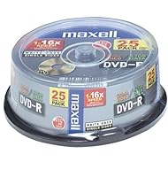 Algopix Similar Product 2 - DVD-R 25 Pack Spindle 16x Speed