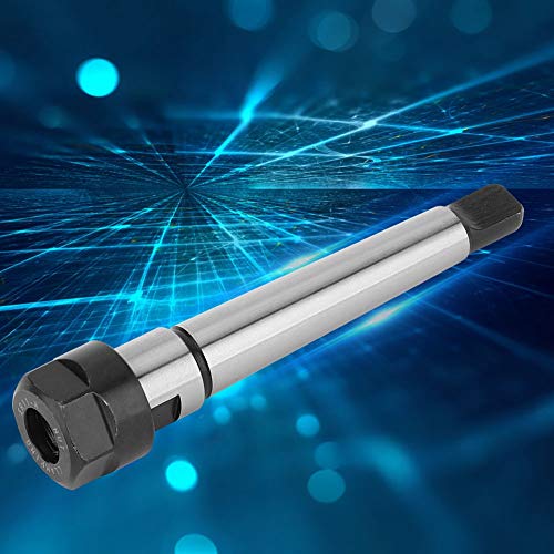 ER11 Collet Chuck Holder with Morse Taper Shank 0.0005 InchCarbon Steel Construction Straight Long Shank DIN6499B Standard Rugged (MTA1-ER11) - Image 3