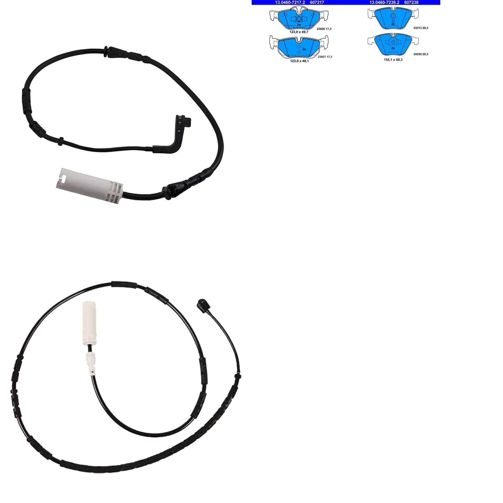 ATE Bremsbeläge vorne + hinten passend für 3er E90