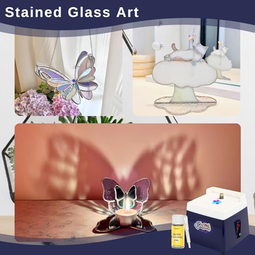 image for Stained Glass Grinder, Mini Glass Grinder Machine with 5/8