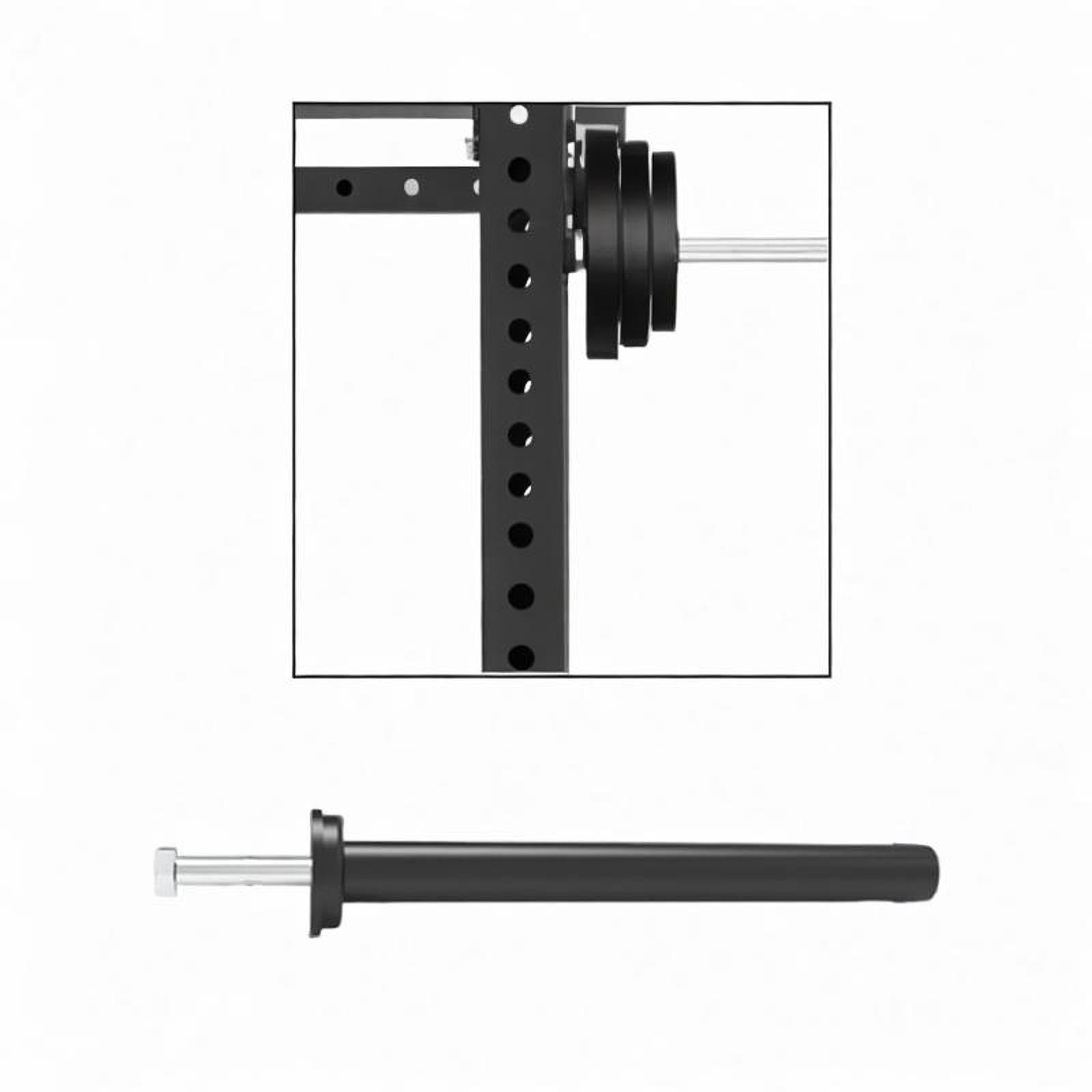 rockible Hantelscheibenhalter für Power Squat Rack Organizer, Home Gym, Hantelständer für Krafttrainingsgeräte Zubehör