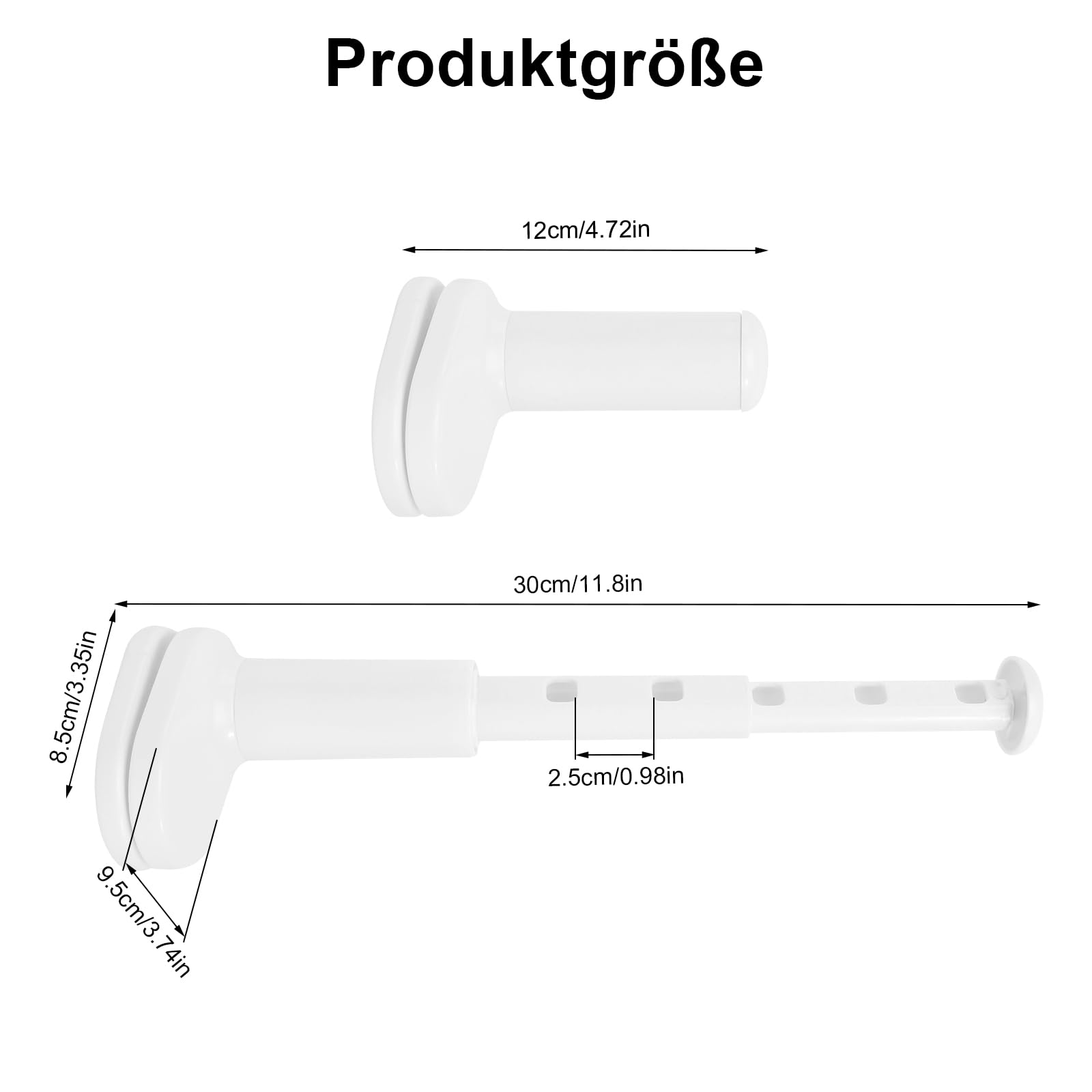 Prota Podróżna suszarka na pranie, mała, przenośna, mini suszarka ścienna, wysuwana, z 5 otworami, do różnych zastosowań, na podróż, do domu, na kemping