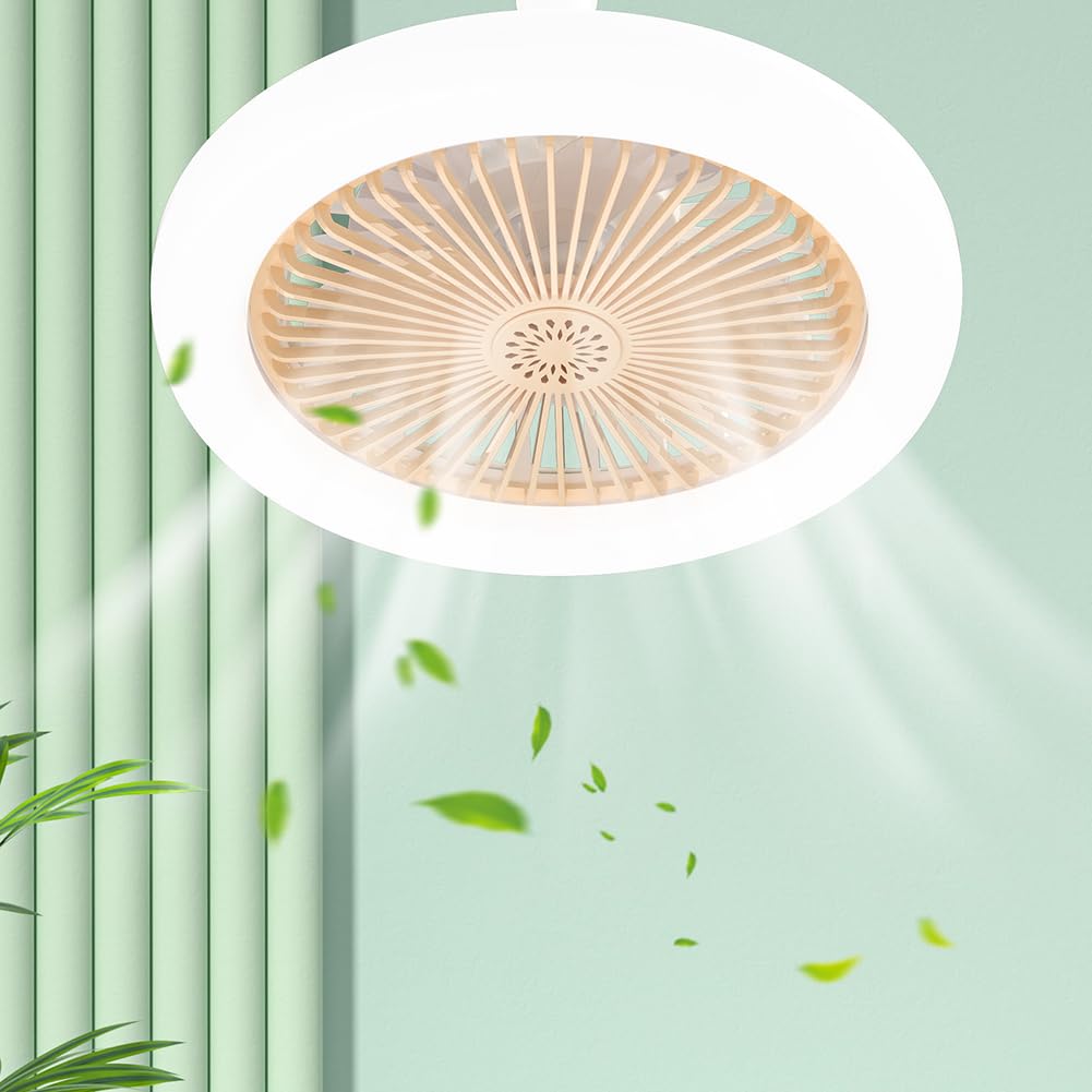 Demiawaking LED-Deckenventilator Mit Aroma-Funktion – 3 Flügel, Fernbedienung, Dimmbar & Leise – Perfekt Fürs Schlafzimmer