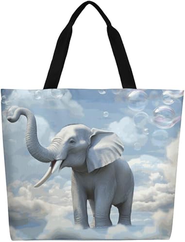 Bolsa de lona grande para mujer, bolso de hombro casual, reutilizable, playa, compras, compras, bolsa de comestibles para exteriores