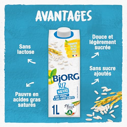 Boisson Végétale Bio Riz Bjorg La Brique De 1 - vue 3