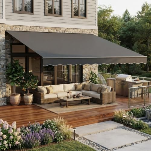 Lona de Repuesto con Protección UV Superior para Toldo de Exterior y Jardín 6