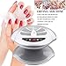 Produktbild FXNB Manicure Nagellack-Trockner Heißes Und Kaltes Gebläse Automatische Induktion Brisen-Sensor, Grau