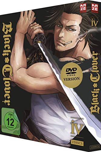 DVD de anime Black Clover 4 con los episodios 30-39 de la edición de Alemania 2