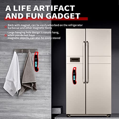 Ylmijfe Meat Thermometer,Meat Thermometer Digital,Waterproof And Backlight Instant Read Meat Thermometer For Grill And Cooking.digital Food Probe For Kitchen, Outdoor Grilling And Bbq! #TOP5