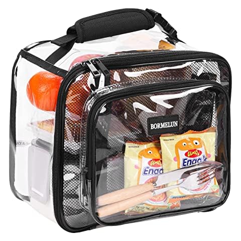 BORMELUN Clear Lunch Bag Cover