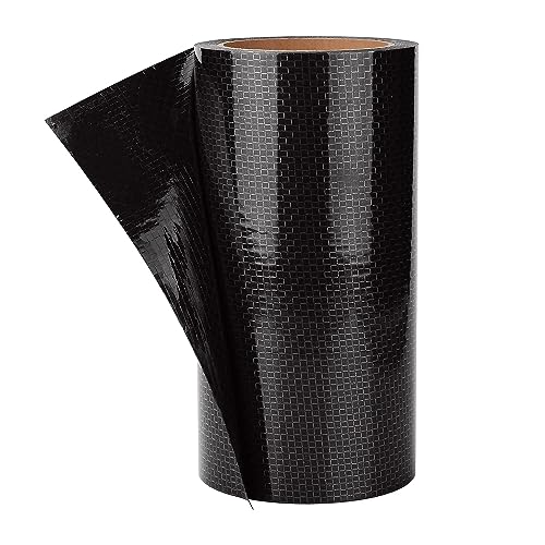 Rvhouse Underbelly RV Tape 8” x 50Ft Premium Belly Material Waterproof Wearing Resistant Repair Fabric Tape for Belly Tears Holes Cuts of Motorhome Trailer RV Camper