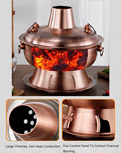 Olla caliente tradicional de cobre 36 cm miniatura 6