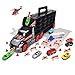 DICKIE TOYS - Truck Carry Case Playset 1:64 Scale Diecast - Hold up to 42 Cars - Includes 7 Cars, Helicopter, Big Rig and 18 Accessories -Ages 3+
