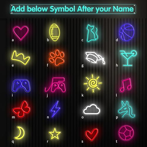 Klampo Custom Neon Sign, Personalized Neon Name Sign For Birthday Gifts — view 3