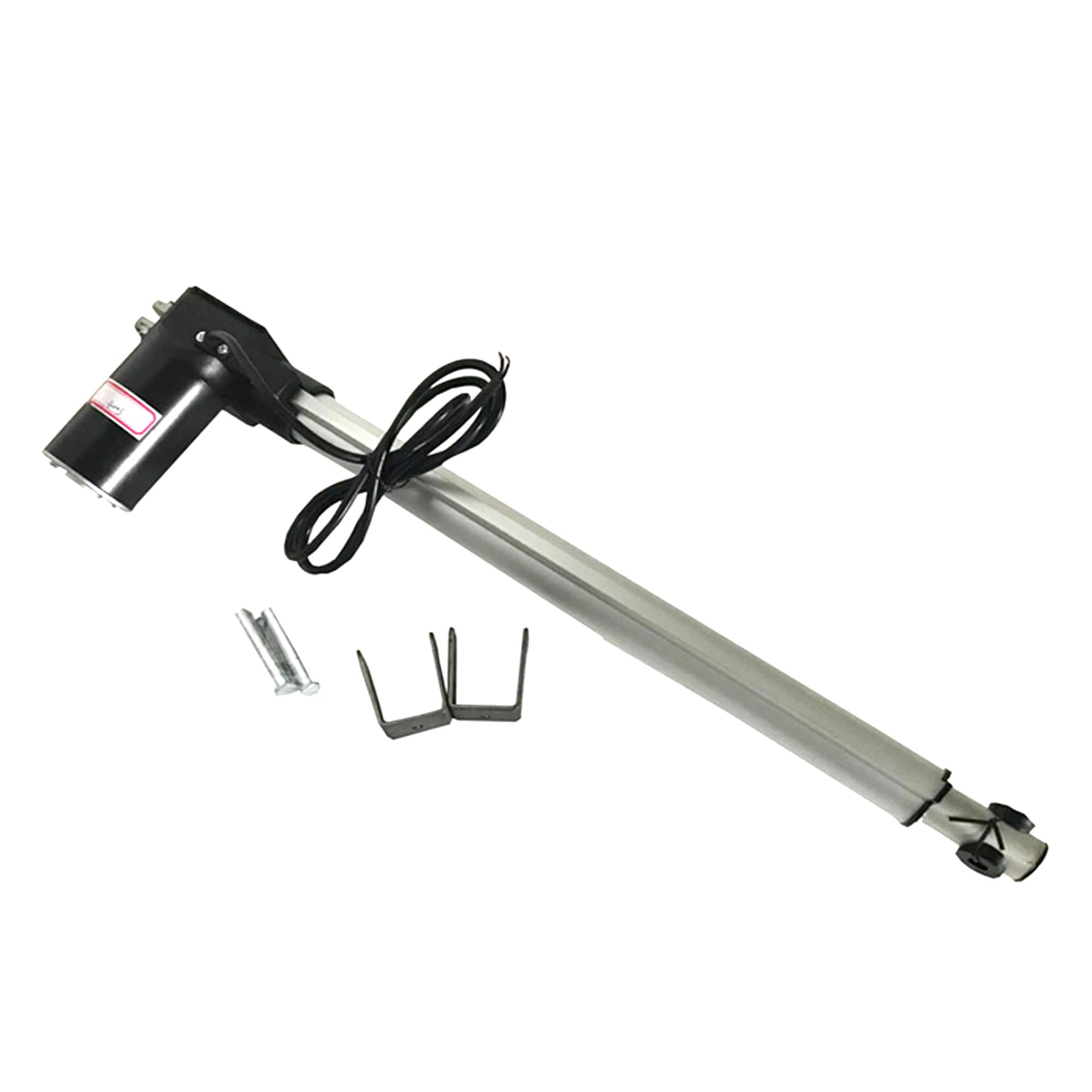 WYDDDARY 24V DC Electric Linear Actuator with Mounting Bracket 6000N/1320LB Heavy Duty Actuators Controller Stroke 15.74inch (400mm) Small Push-Rod Motor for Massage Bed TV Table Lift