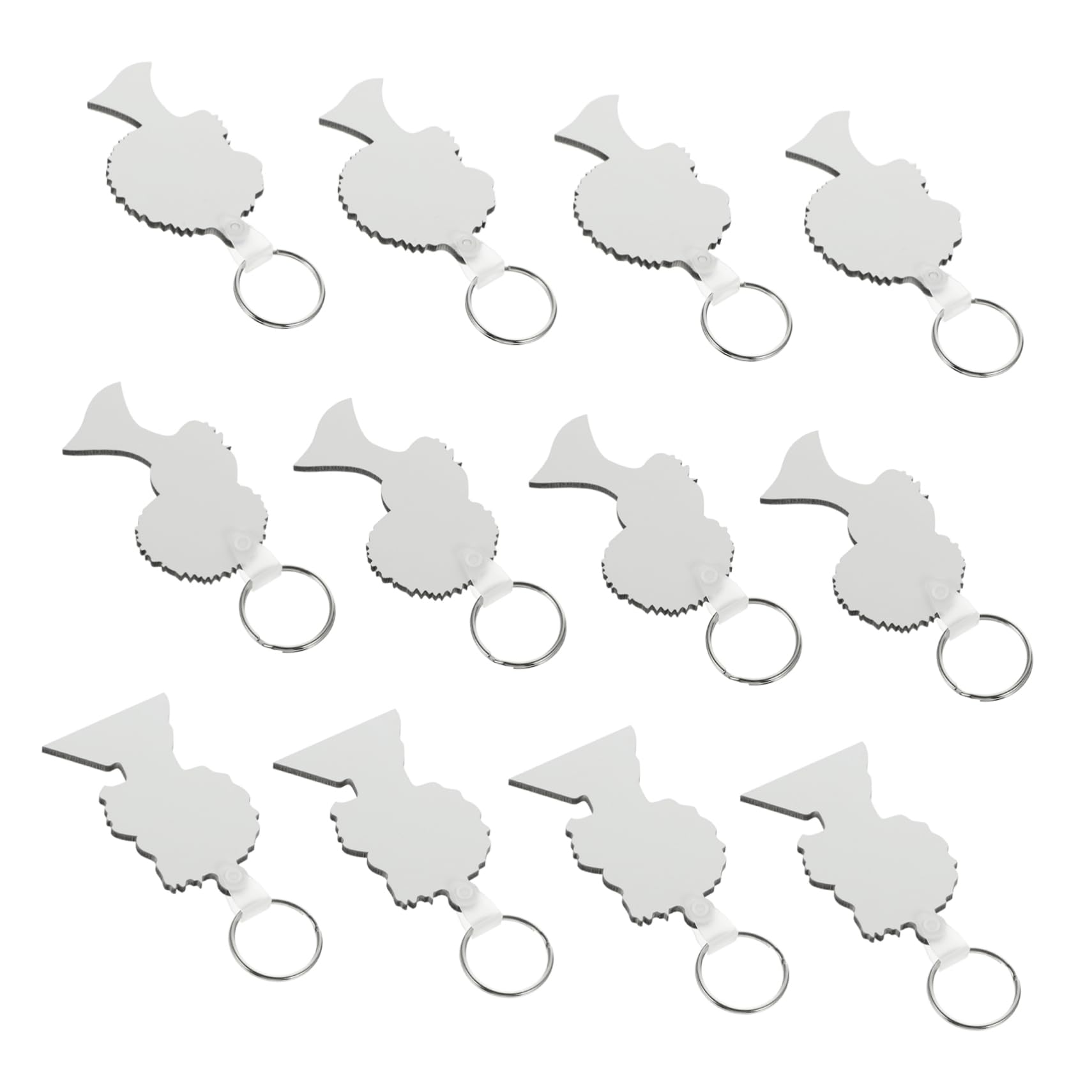 FOMIYES Afro Schlüsselanhänger Blanko Für Wärmeübertragung Diy Bastelbedarf Für Kreative Schlüsselanhänger Für Persönliche Accessoires