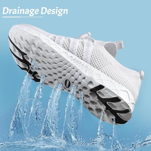 Image of ATHMILE Water Shoes for Men Women Barefoot Hiking Swim River Beach Knit | Adult Lake Pool Aqua Socks Quick Dry for Hiking Surfing Kayaking Sport Accessories Camping Must Haves
