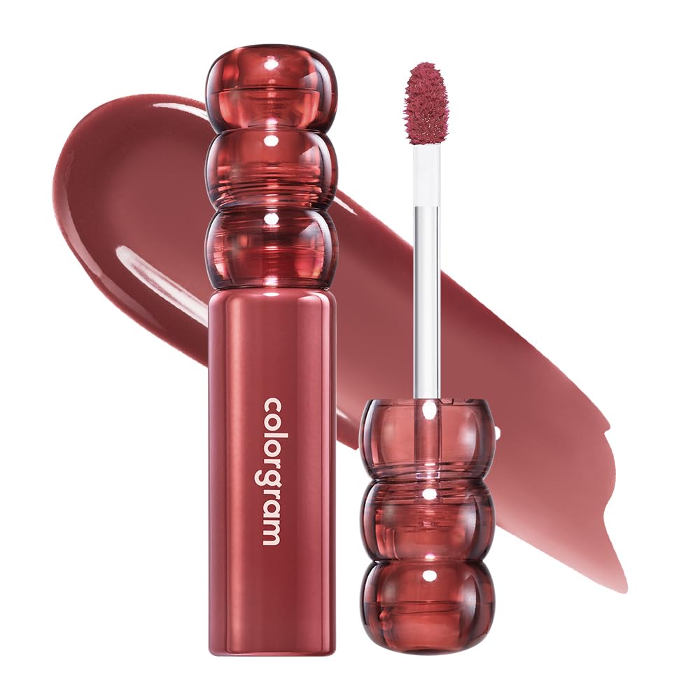 COLORGRAM DEEP GLAZE LIP GLOSS 04 TOFFEE APPLE I Korean Makeup Ultimate Sugar-Coated Glow and Non-stickty Lightweight Finish I High-Shine Glossy I Korean Lip I Summer Make Up