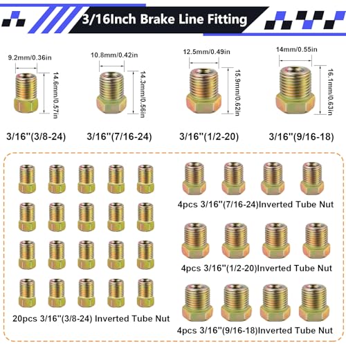 image for smseace 2Sets 25Ft. 3/16