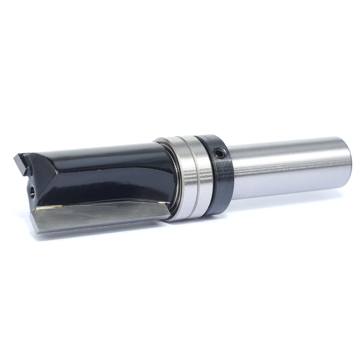 YG6X Straight Flush Trim Router Bits 1/2 Shank,1-1/4" Cutting Length,Ball Bearing Plunge Template Bit,Work Great for Flush Trimming,Making Duplicate Parts for Veneer or Laminates