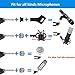 Microphone Wall Mount, Suspension Mic Stand Clip for Blue Yeti Snowball,Radio Broadcasting, Voice-Over Sound, Stages,TV Stations,Youtube