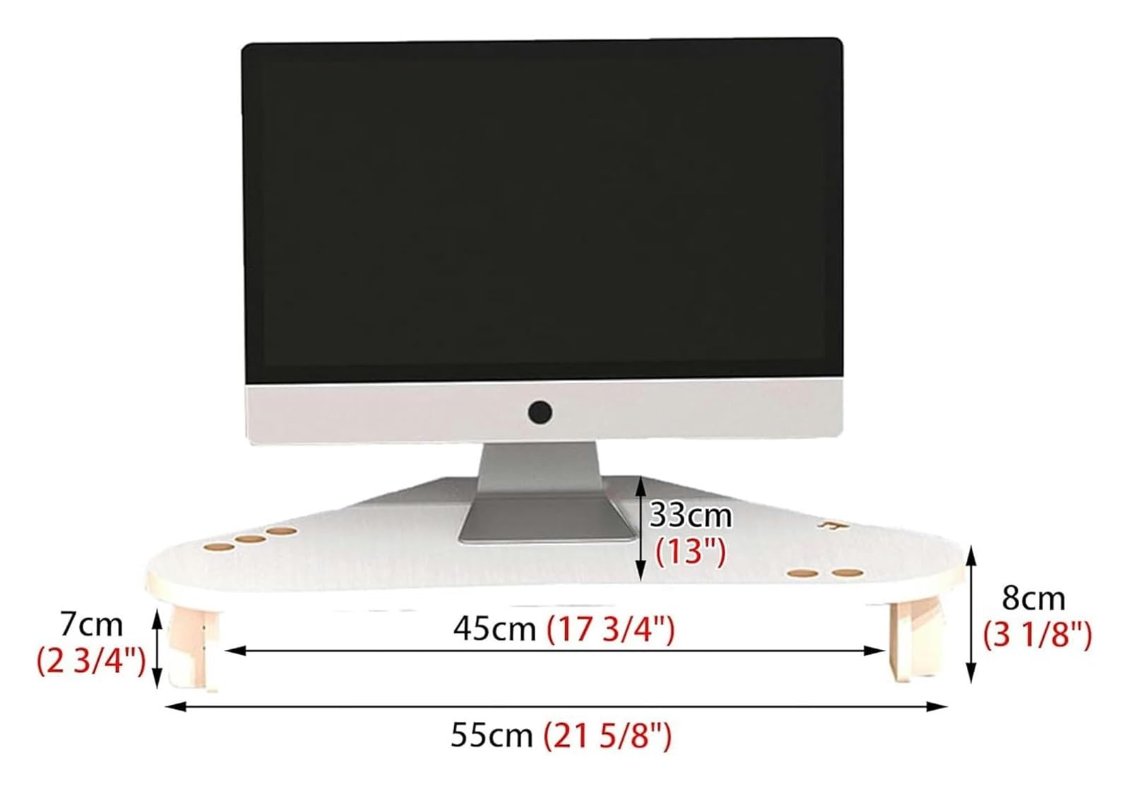 Universeller Monitorständer mit Stifthalter, Büro-Desktop-Ständer und Aufbewahrungsregal für verbesserte Ergonomie und platzsparend, ideal für Zuhause und Arbeitsplatz