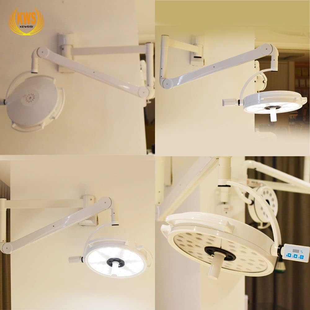 BONEW - Oral 108 W LED schattenloses Licht Lampe Chirurgische Operatorie Prüfung Licht Lampe Medizinische Untersuchung Licht 36 Stück 3W LED Leuchtmittel KD-2036B-2 (Wandleuchte Hängelampe)