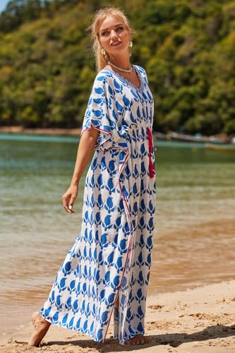 CHERRY CAT Beach Dress Swim Cover Up Summer Dress Swimwear Cover Ups3