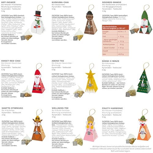 Image of Creano Organic Christmas Herbal Tea Gift Set*