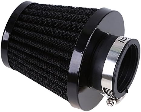 E-Bro 2PCS Motorcycle Air Intake Filter Cleaner Black (39mm)