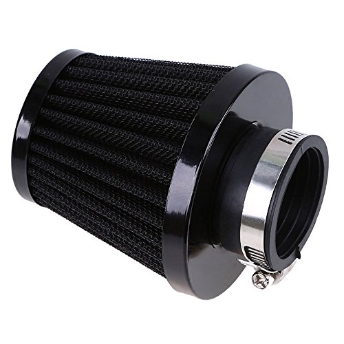 E-Bro 2Pcs Motorcycle Air Intake Filter Cleaner Black (48Mm) #TOP2