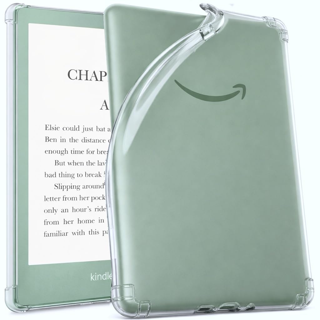 Clear Case for 6" Kindle (11th Generation 2022 Release), Thin Slim Soft Flexible Silicone TPU Rubber Back Cover Skin for Kindle 11 Gen 2022,Transparent-image-17