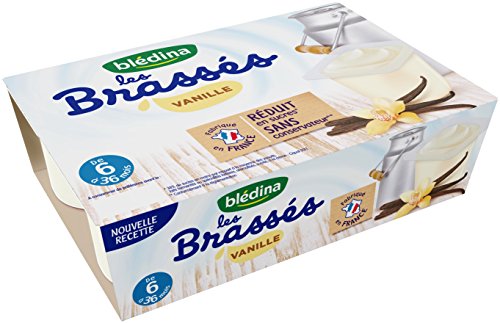 Blédina Les Brassés Vanille de 6 à 36 mois 6 x 95 g - Lot de 4